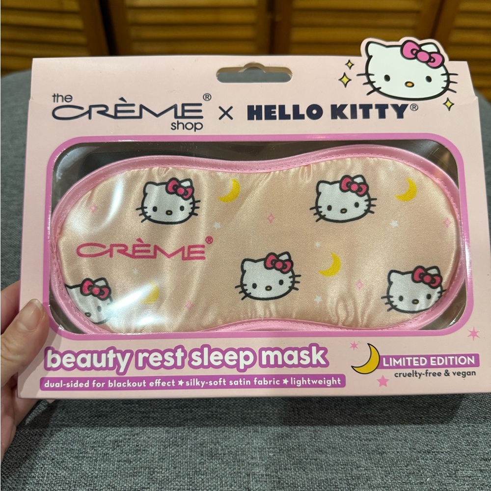 The Crème Shop x Hello Kitty Pink Sleep Mask